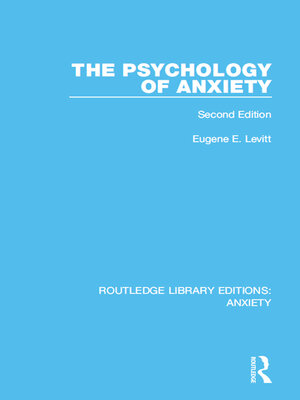 cover image of The Psychology of Anxiety